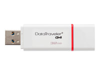 Kingston DataTraveler G4 - Clé USB - 32 Go - USB 3.0 - rouge DTIG4/32GB