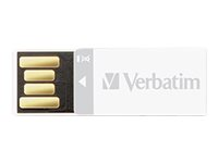 Verbatim Clip-it - Clé USB - 16 Go - USB 2.0 - blanc 43952
