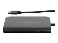 HyperDrive Power - Station d'accueil - USB-C - HDMI - 1GbE HD30F-GRAY