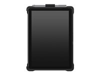 OtterBox Symmetry Series Studio - Coque de protection pour tablette - robuste - polycarbonate, polyuréthanne thermoplastique (TPU) - cristal noir - pour Microsoft Surface Go 3 77-84996