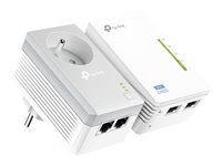 TP-Link TL-WPA4225KIT - - adaptateur CPL - - HomePlug AV (HPAV) - Wi-Fi - Branchement mural TL-WPA4225KIT