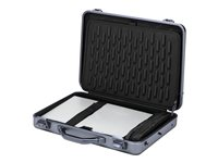 DICOTA Alu Briefcase 17.3 - Sacoche pour ordinateur portable - 17.3" - gris D30589