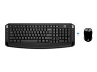 HP 300 - Ensemble clavier et souris - sans fil - Français - pour HP 20, 22, 24, 27, 460; Pavilion 24, 27, 590, 595, TP01; Portable 14, 15 3ML04AA#ABF