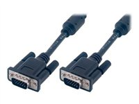 MCL Samar - Câble VGA - HD-15 (VGA) (M) pour HD-15 (VGA) (M) - 3 m - noir MC340B/15P-3M