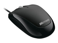 Microsoft Compact Optical Mouse 500 for Business - Souris - droitiers et gauchers - optique - 3 boutons - filaire - USB - noir 4HH-00002
