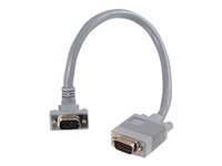 C2G Premium SXGA 90° Down Angled - Câble VGA - HD-15 (VGA) (M) pour HD-15 (VGA) (M) - 2 m - connecteur à 90° 81064