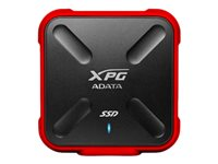 ADATA ASD700X - Disque SSD - 256 Go - externe (portable) - USB 3.1 Gen 1 - rouge ASD700X-256GU3-CRD