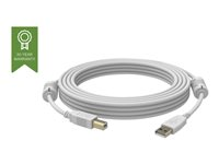 Vision Techconnect - Câble USB - USB type B (M) pour USB (M) - USB 2.0 - 2 m - blanc TC 2MUSB