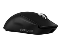 Logitech G PRO X SUPERLIGHT 2 - Souris - jeux - optique - 5 boutons - sans fil - 2.4 GHz - récepteur USB Logitech LIGHTSPEED - noir 910-006630