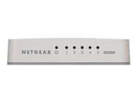 NETGEAR GS205 - Commutateur - non géré - 5 x 10/100/1000 - de bureau GS205-100PES