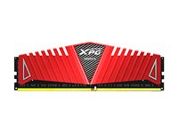 ADATA XPG Z1 Series - DDR4 - 8 Go - DIMM 288 broches - 2666 MHz / PC4-21300 - CL16 - 1.2 V - mémoire sans tampon - non ECC - rouge AX4U266638G16-SRZ