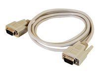 C2G Economy - Câble VGA - HD-15 (VGA) (M) pour HD-15 (VGA) (M) - 2 m - moulé, vis moletées 81161