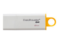 Kingston DataTraveler G4 - Clé USB - 8 Go - USB 3.0 - jaune DTIG4/8GB