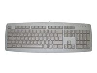 CHERRY Business Keyboard K-1 J82-16000 - Clavier - USB - français - gris clair J82-16000LUNFR-0