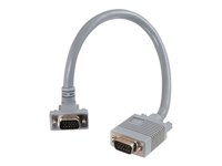 C2G Premium SXGA 90° Down Angled - Câble VGA - HD-15 (VGA) (M) pour HD-15 (VGA) (M) - 7 m - connecteur à 90° 81067