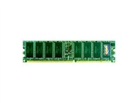 Transcend - DDR - 1 Go - DIMM 184 broches - 400 MHz / PC3200 - CL3 - mémoire sans tampon - non ECC TS128MLD64V4J