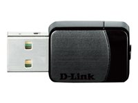 D-Link Wireless AC DWA-171 - Adaptateur réseau - USB 2.0 - 802.11b, 802.11a, 802.11g, 802.11n, 802.11ac (draft 2.0) DWA-171