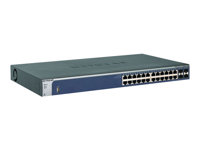 NETGEAR GSM7224v2 - Commutateur - Géré - 24 x 10/100/1000 + 4 x SFP partagé - de bureau - Tension CC GSM7224-200EUS