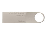 Kingston DataTraveler SE9 G2 - Clé USB - 64 Go - USB 3.0 DTSE9G2/64GB