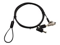 MCL - Câble de sécurité - avec une encoche de sécurité Noble Wedge - noir - 1.8 m 8LE-73003