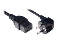 MCL - Câble d'alimentation - power CEE 7/7 (F) pour IEC 60320 C19 - 3 m MC912-3M