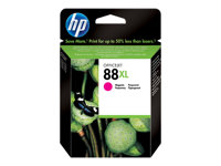 HP 88XL - 17.1 ml - à rendement élevé - magenta - original - cartouche d'encre - pour Officejet Pro K5400, K550, K8600, L7480, L7550, L7555, L7590, L7650, L7681, L7710, L7750 C9392AE