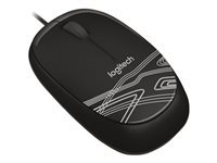 Logitech M105 - Souris - optique - filaire - USB - noir 910-002943