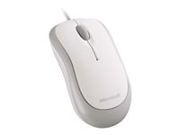 Microsoft Ready Mouse - Souris - droitiers et gauchers - optique - 3 boutons - filaire - USB - blanc P58-00060