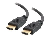 C2G 1.5m High Speed HDMI Cable with Ethernet - 4k - UltraHD - Câble HDMI avec Ethernet - HDMI mâle pour HDMI mâle - 1.5 m - blindé - noir 82025
