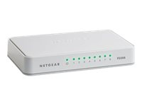 NETGEAR FS208 - Commutateur - non géré - 8 x 10/100 - de bureau FS208-100PES