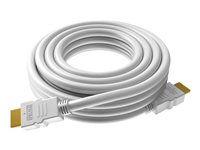 VISION Techconnect - Câble HDMI avec Ethernet - HDMI mâle pour HDMI mâle - 10 m - blanc - sans halogène, support 4K TC 10MHDMICPR