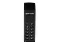 Verbatim Keypad Secure - Clé USB - chiffré - 64 Go - USB 3.0 49428